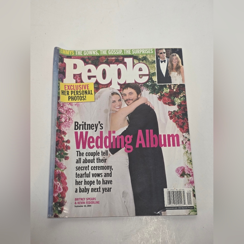2004 October PEOPLE Magazine - BRITNEY SPEARS Wedding Album - Y2K Pop Culture